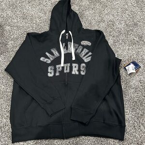NWT San Antonio Spurs Zip Up